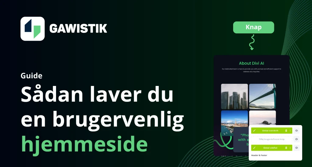 Sådan laver du en brugervenlig hjemmeside