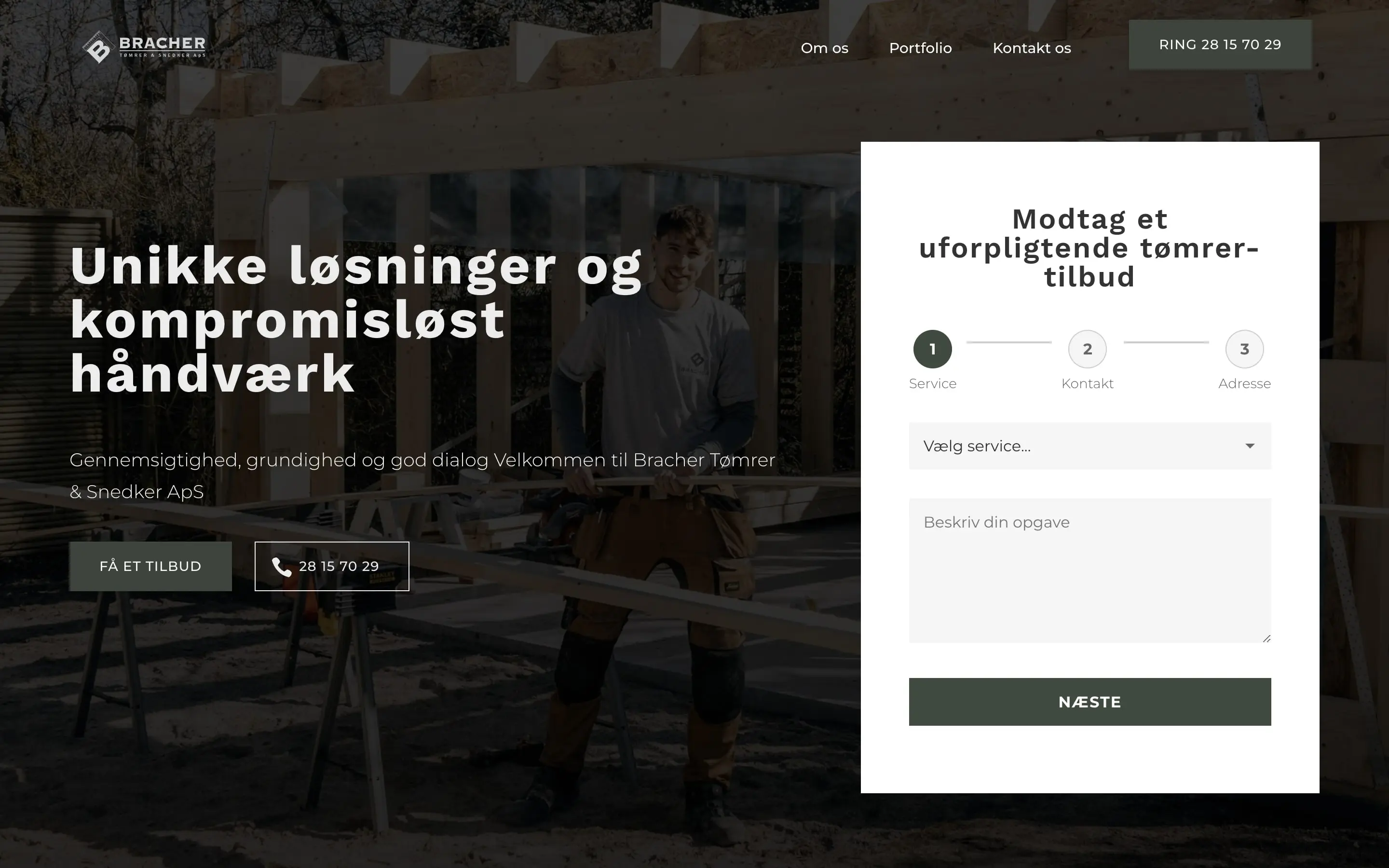 Vi giver dig hånden, ind til vores webbureau
