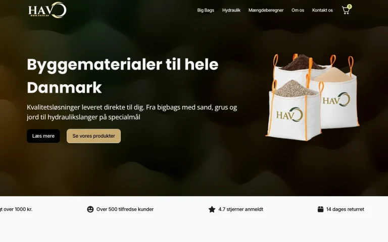 Professionel Webshop Havo.dk