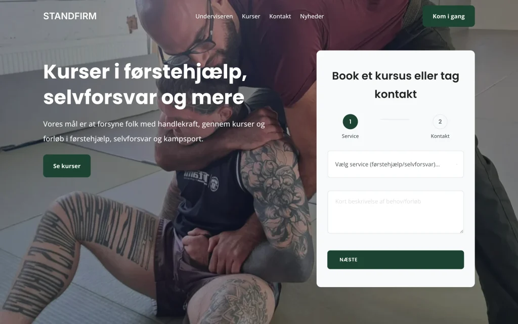 Standfirm hero billede