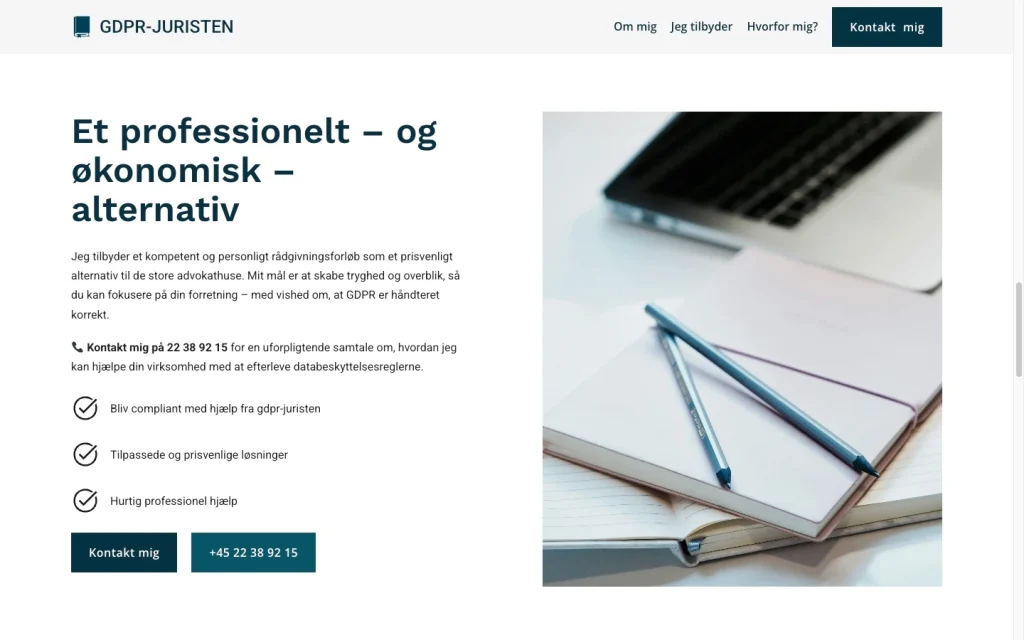 Vi giver dig hånden, ind til vores webbureau