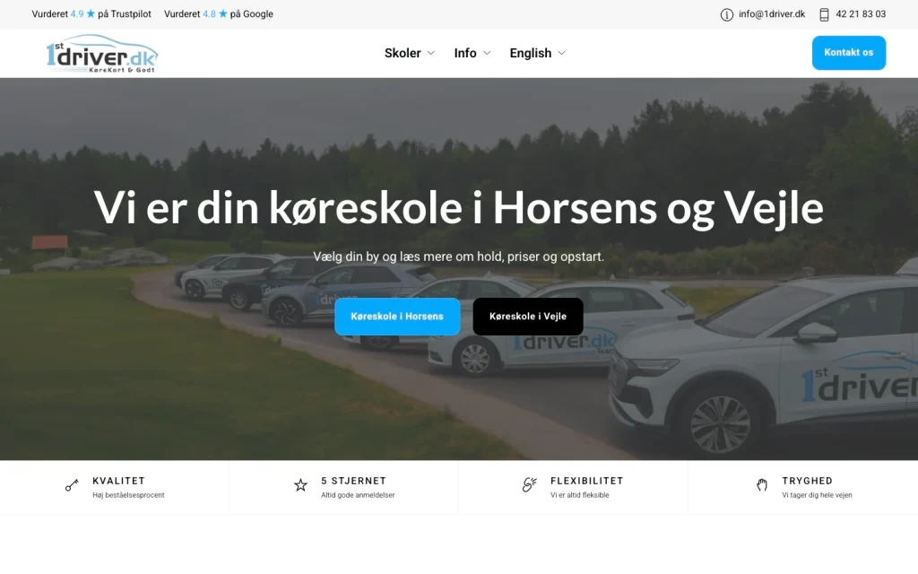 Vi giver dig hånden, ind til vores webbureau